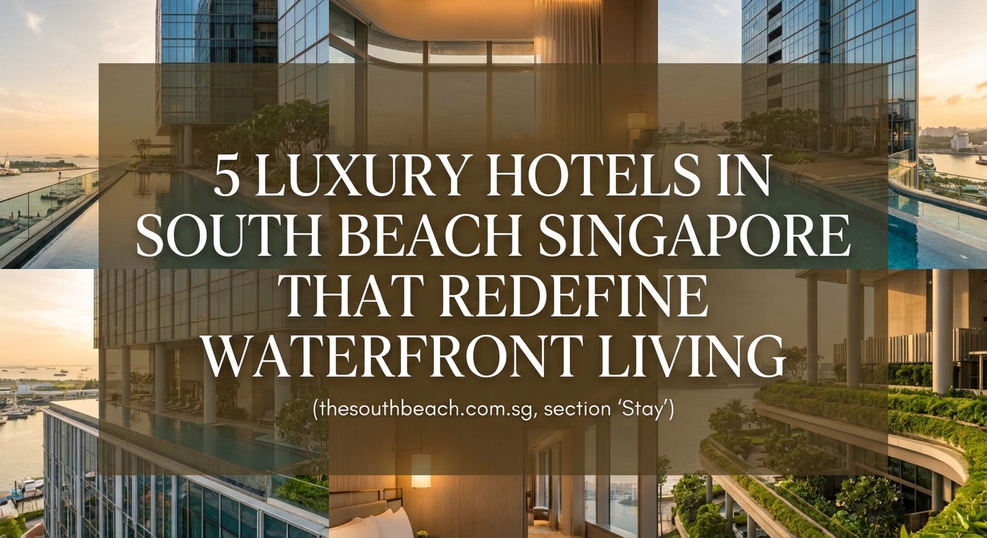 5 Luxury Hotels in South Beach Singapore That Redefine Waterfront Living — image 3