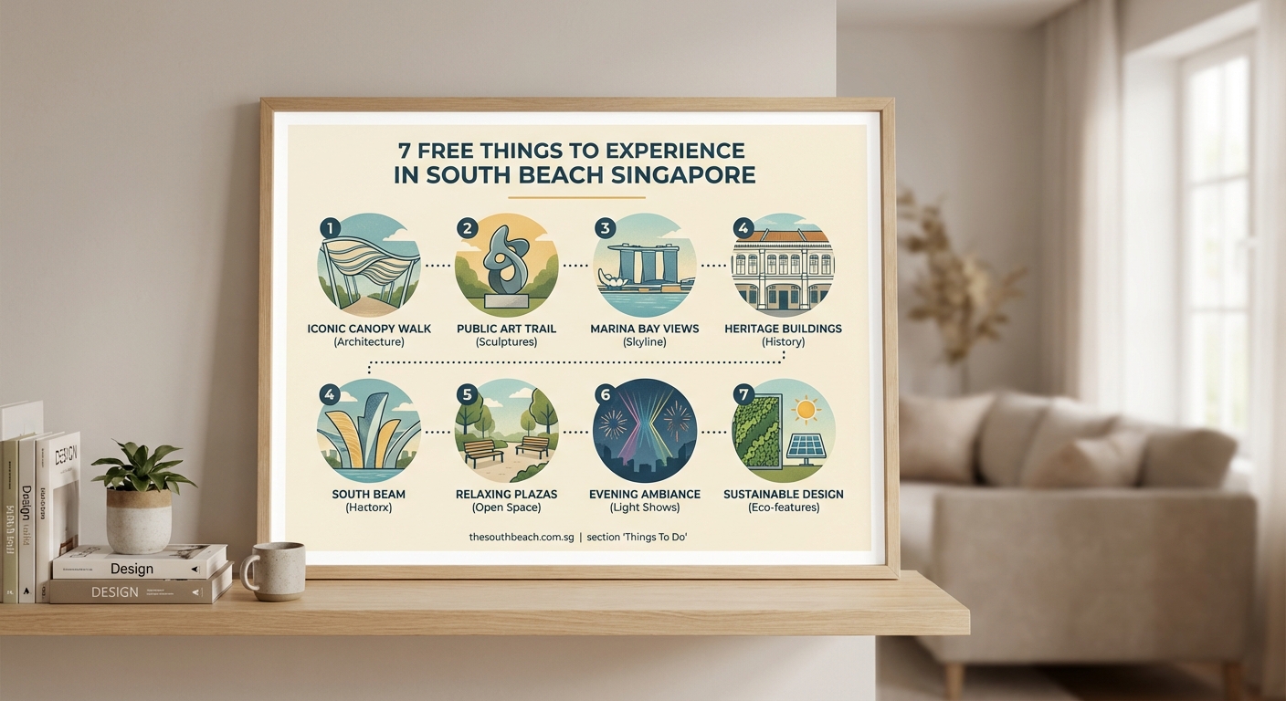 7 Free Things to Experience in South Beach Singapore - Illustration 1