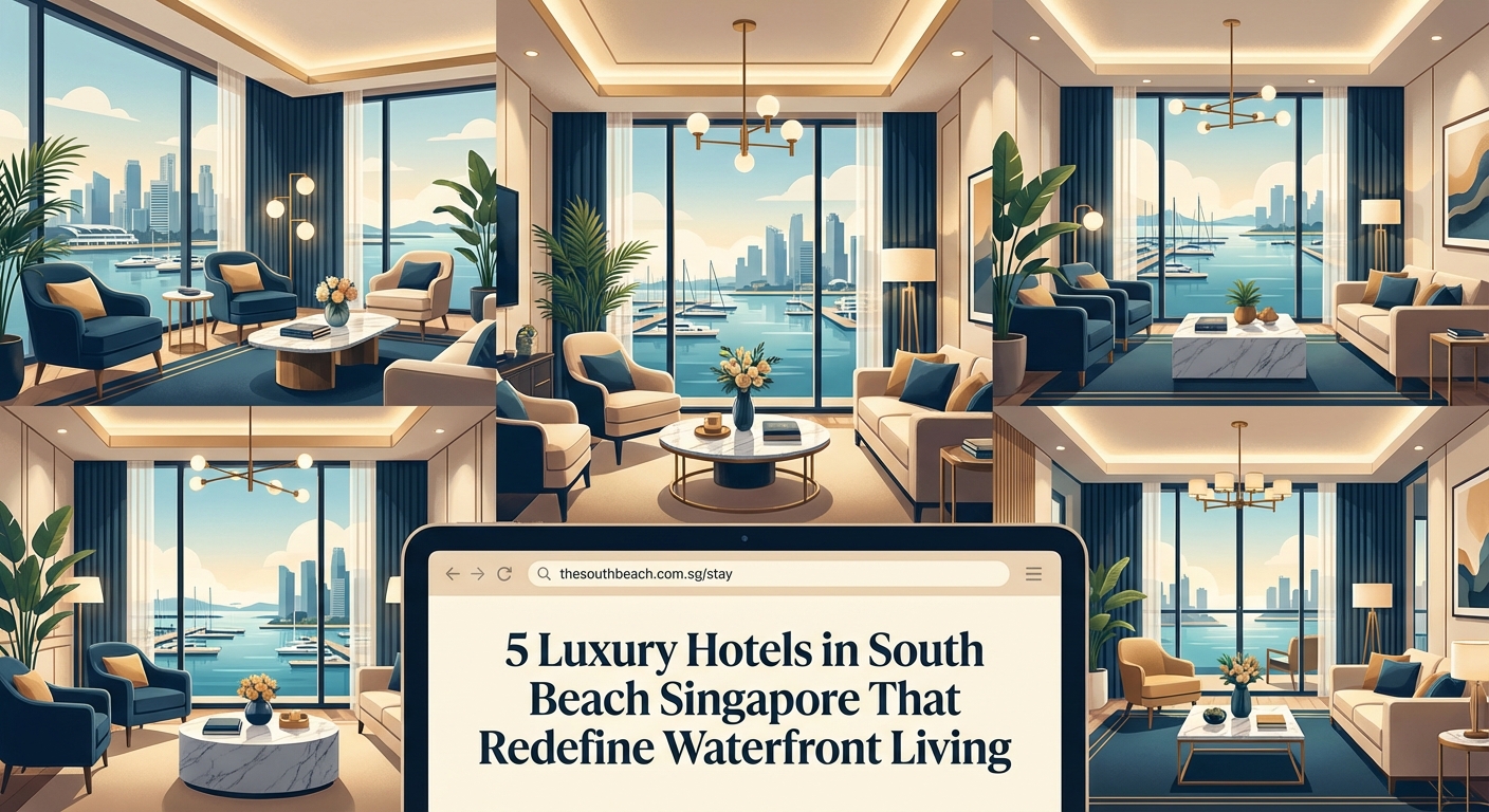 5 Luxury Hotels in South Beach Singapore That Redefine Waterfront Living - Illustration 2