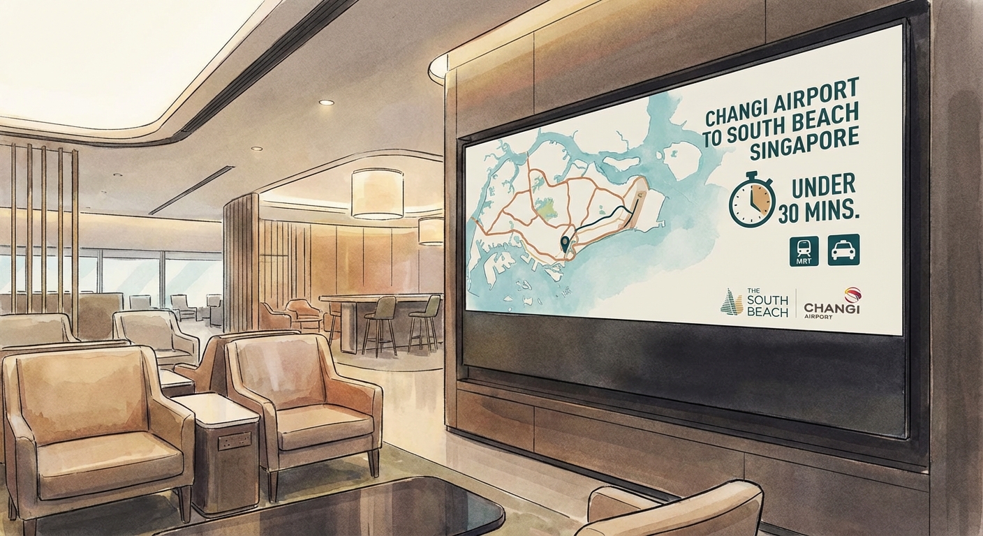 How to Get to South Beach Singapore from Changi Airport in Under 30 Minutes - Illustration 2
