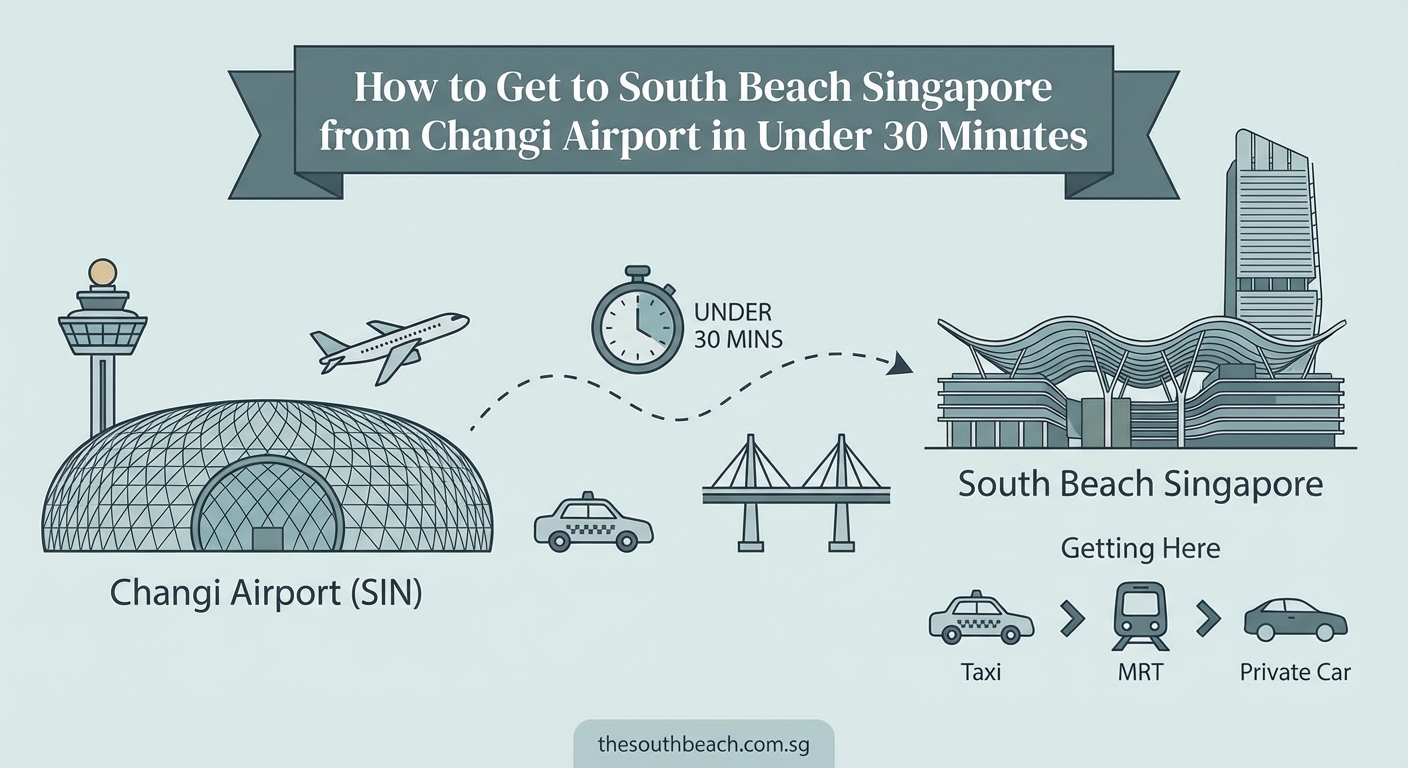 How to Get to South Beach Singapore from Changi Airport in Under 30 Minutes — image 3