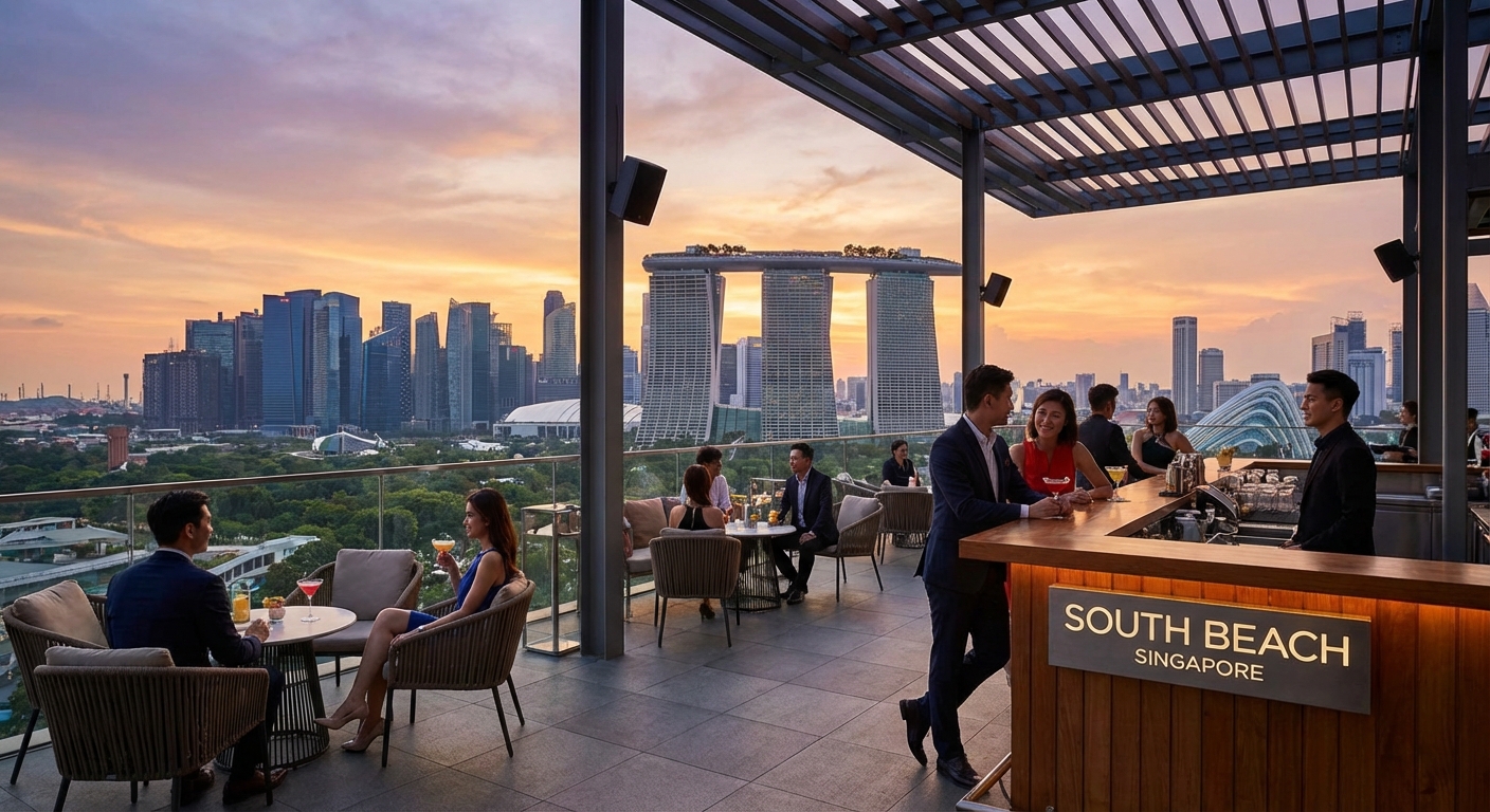 Where to Find the Best Rooftop Bars Near South Beach for Sunset Drinks