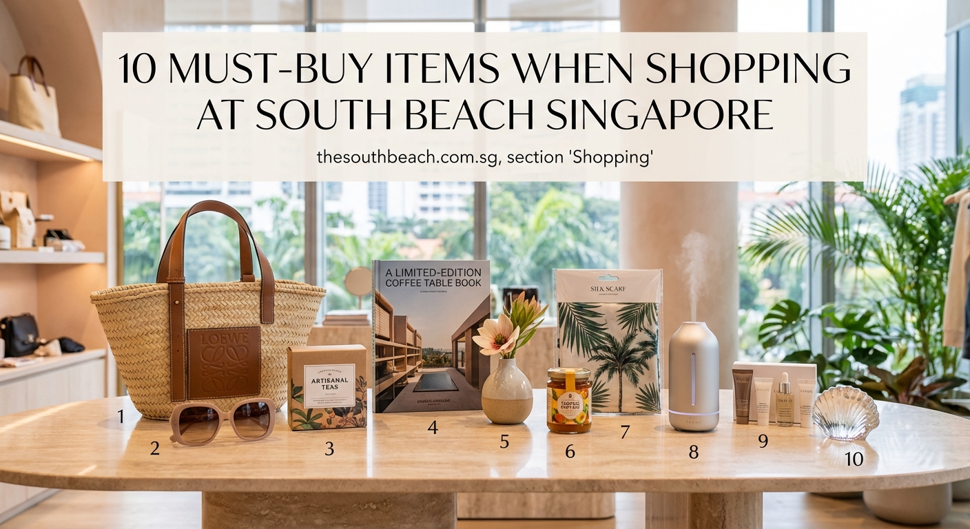 10 Must-Buy Items When Shopping at South Beach Singapore — image 1