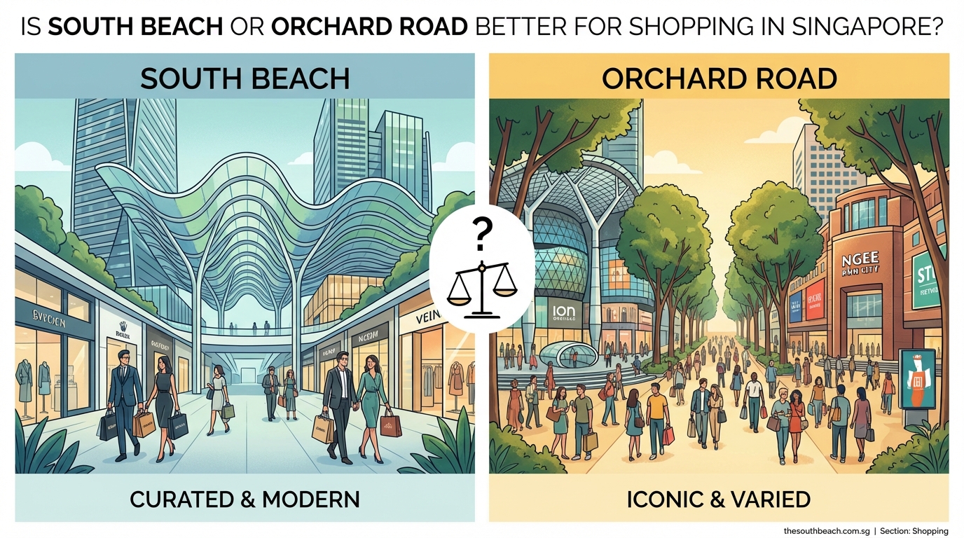 Is South Beach or Orchard Road Better for Shopping in Singapore? - Illustration 2